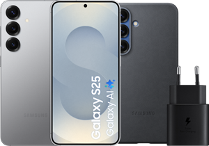 Samsung Galaxy S25 128GB Zilver 5G + Accessoirepakket