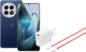 OnePlus 13 512GB Blauw 5G +  SuperVOOC Oplader 120W met 2 Poorten