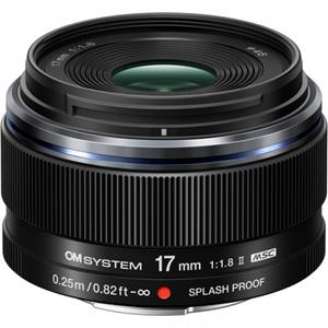 OM SYSTEM M.Zuiko Digital ED 17mm F1.8 II Black