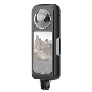 Sunsky-Spare Parts Voor Insta360 X3 PULUZ Metalen Beschermende Kooi Rig Behuizing Frame met Lensbeschermer zwart