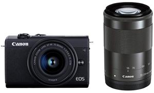 OTAKU ELECTRICAL GOODS Canon spiegelloze camera EOS M200 dubbele zoomkit zwart enkele lens EOSM200BK-WZK