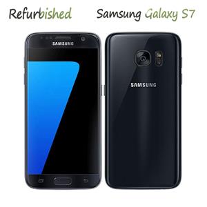 Samsung Gerenoveerde  Originele  Galaxy S7 G930F 5.1  4GB RAM 32GB ROM Vingerafdruk mobiele telefoon simple set zwart