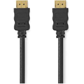 Nedis High Speed HDMI-Kabel met Ethernet &VerticalLine; HDMI-HDMI &VerticalLine; 4K@60Hz &VerticalLine; ARC &VerticalLine; 18 Gbps &VerticalLine; 0.50m &VerticalLine; Zwart