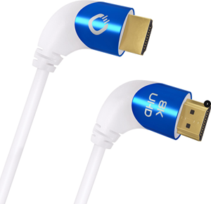 Oehlbach  Ultra high-speed HDMI kabel 90°-stekker - 1.5M - Wit