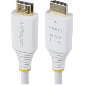 Startech .com HDMI2-CABLE-4K60-6FW HDMI kabel 1,8 m HDMI Type A (Standaard) Wit