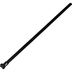 TRU COMPONENTS TC-13340652 TC-RT-250-7.6-B Kabelbinder 250 mm 7.6 mm Zwart Hersluitbaar, Chemische bestandigheid, UV-bestendig 100 stuk(s)