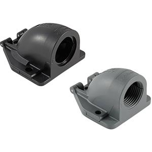 Icotek 31422.900 Kabeldoorvoering Haaks Montagegat: 37 mm Zwart 1 stuk(s)