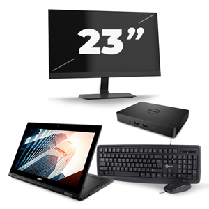 Dell Latitude 5289 - Intel Core i5-7e Generatie - 12 inch - 8GB RAM - 240GB SSD - Windows 11 + 1x 23 inch Monitor