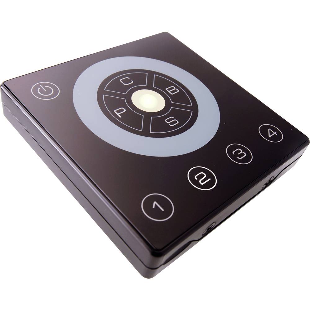 Deko Light DMX Wandcontroller Art-4 RGB/RGBW Wandbediening 86 mm 86 mm 15.3 mm