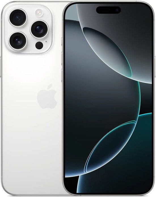 Refurbished iPhone 16 Pro Max 256 GB Wit Zichtbaar gebruikt
