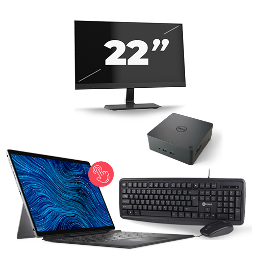 Dell Latitude 7320 - Intel Core i5-11e Generatie - 13 inch - 16GB RAM - 512GB SSD - Windows 11 Home + 1x 22 inch Monitor