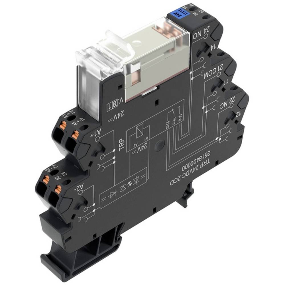 Weidmüller TRP 24VDC 1NO HCP Koppelrelais 24 V/DC 16 A 1x NO 10 stuk(s)