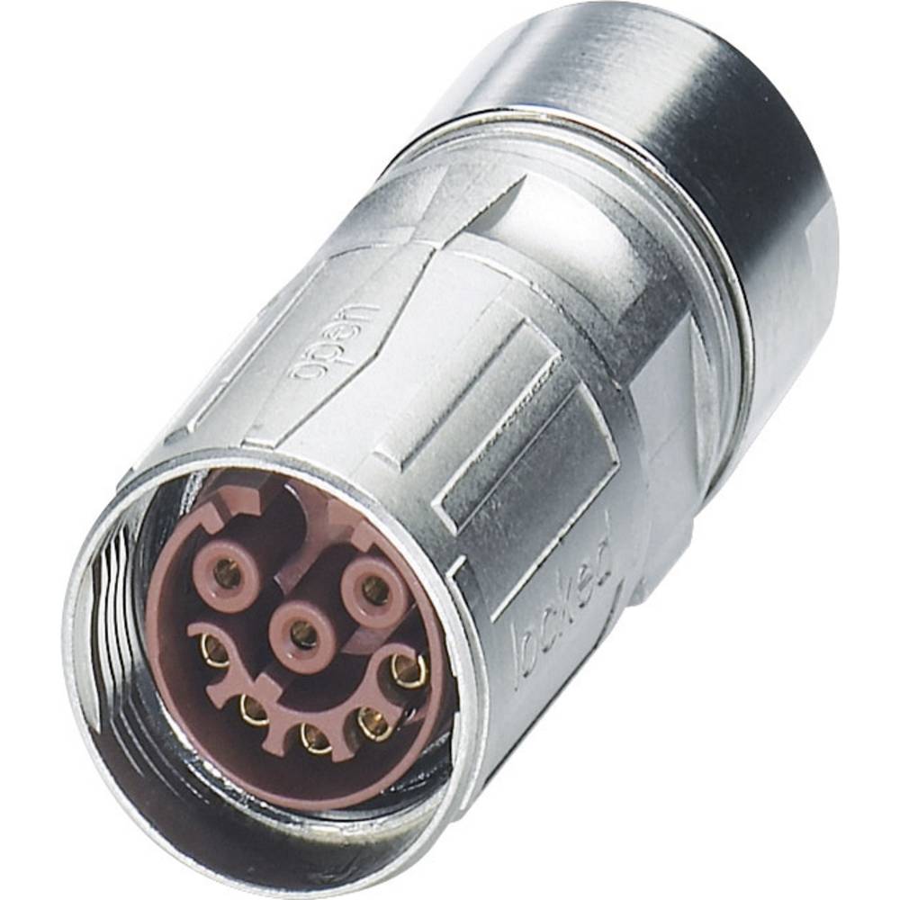 Phoenix Contact M17 Compact kabelconnector 1613325 ST-17S1N8A8K04S Zilver  Inhoud: 1 stuk(s)