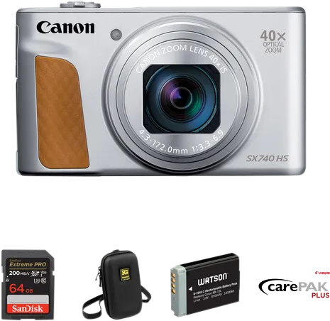 Canon PowerShot SX740HS Lite Travel Kit Zilver