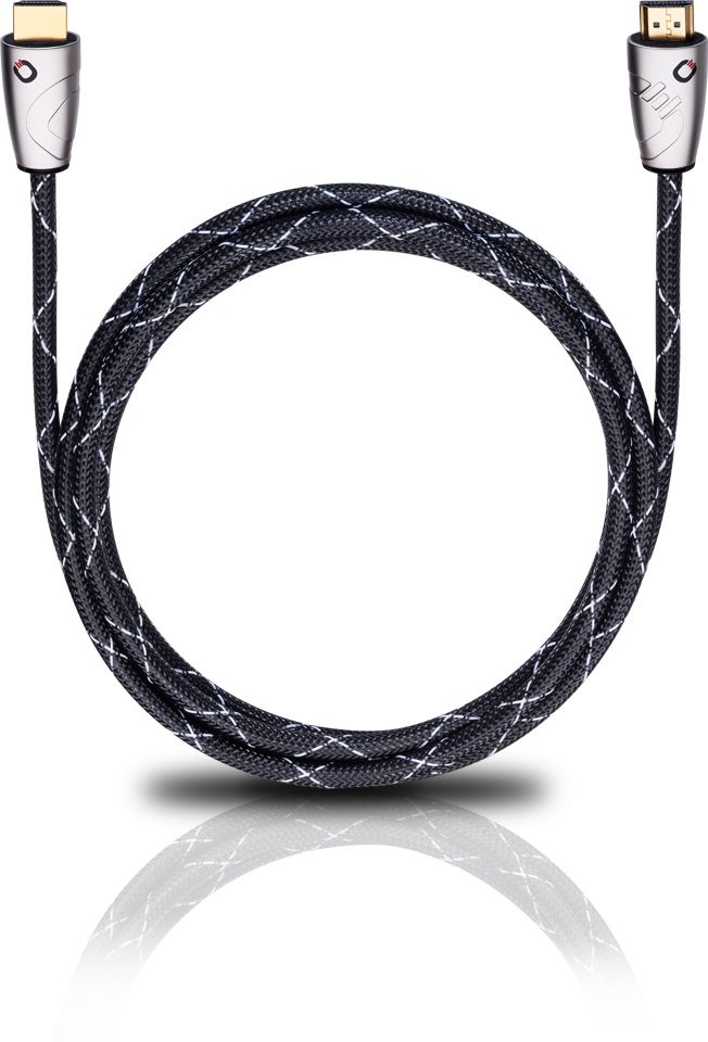 Oehlbach  Easy Connect Steel HDMI 2,5 meter - Zwart