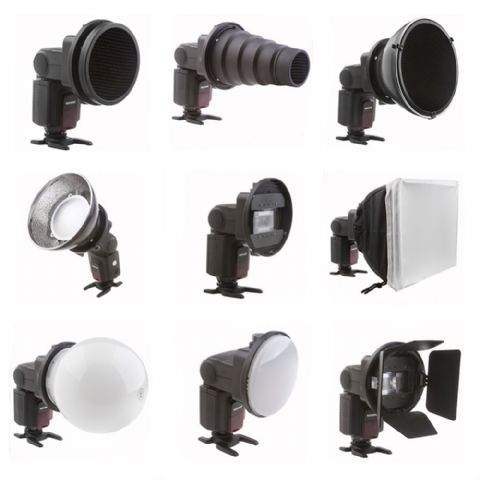 eyes universele speedlite camera flitser strobist set sga-k9