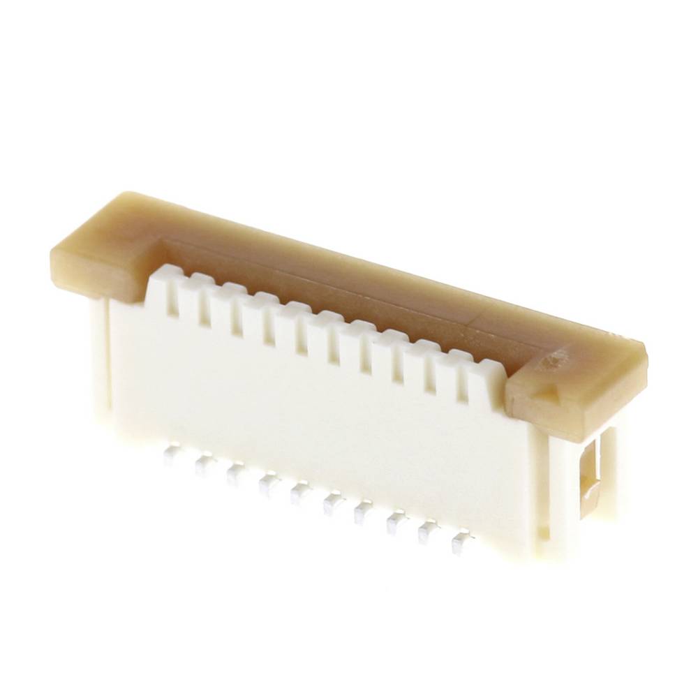 Molex 52610-1072 FFC/FPC-aansluiting Totaal aantal polen: 10 Rastermaat: 1 mm Inhoud: 1 stuk(s) Tape on Mini reel