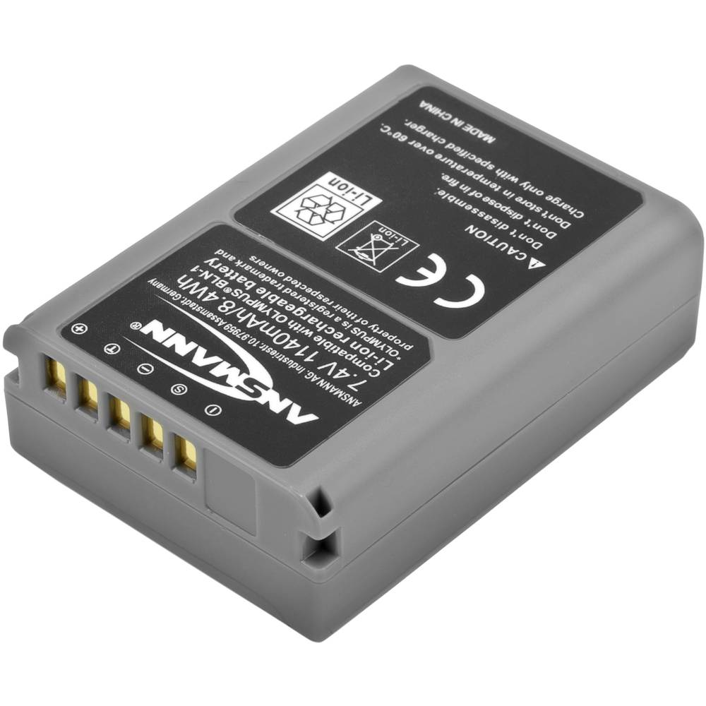 Ansmann A-Oly BLN 1 Camera-accu Vervangt originele accu BLN-1 7.4 V 1140 mAh