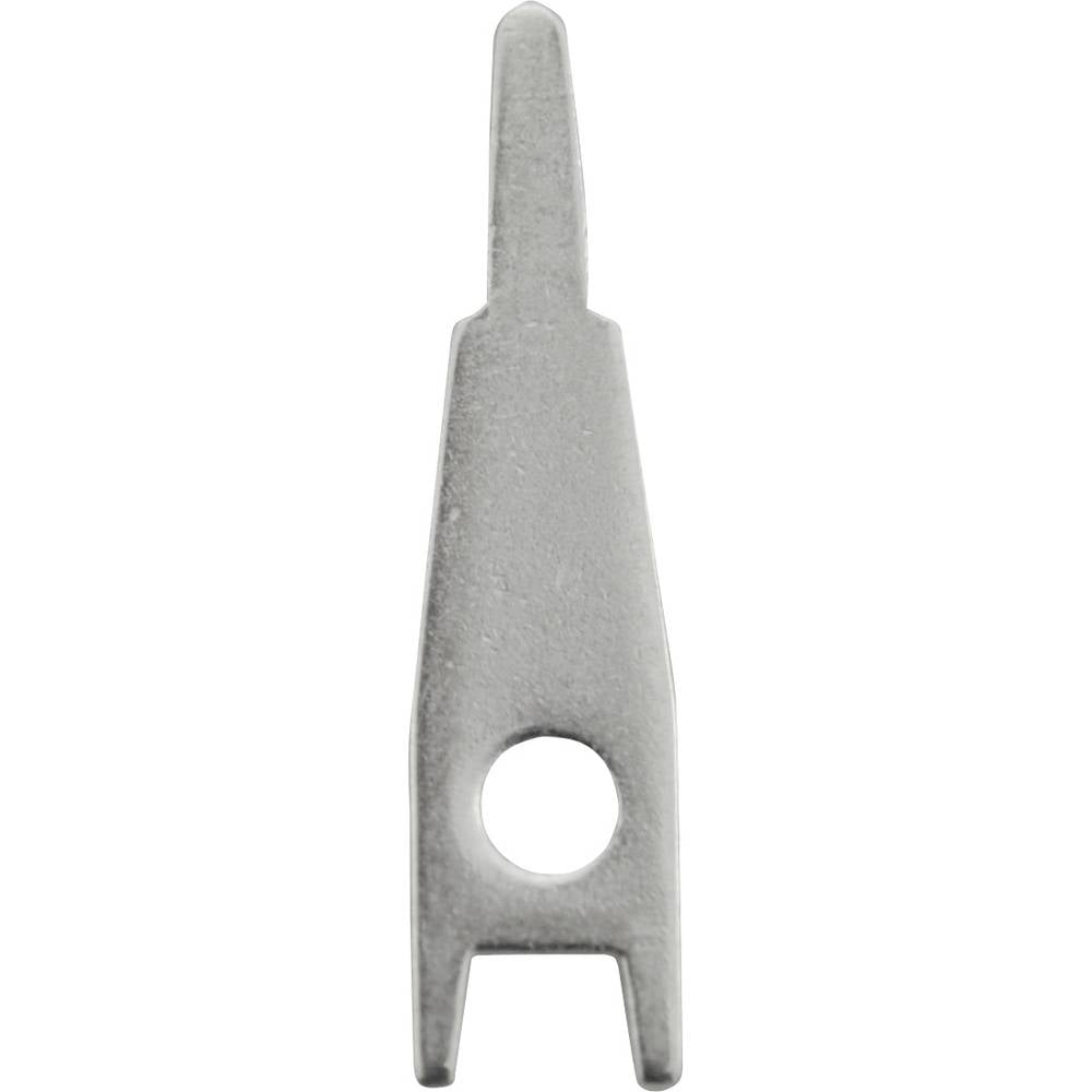 Vogt Verbindungstechnik 1002k.61 Soldeerpin Contactoppervlakte Verzilverd 100 stuk(s) (l x b) 10 mm x 2.4 mm