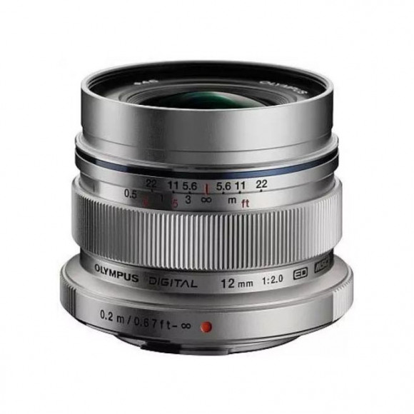 OLYMPUS M.ZUIKO ED 12mm F2 silver