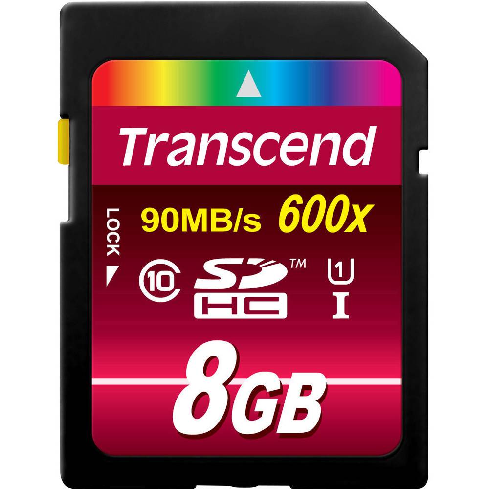 Transcend Ultimate SDHC-kaart 8 GB Class 10, UHS-I
