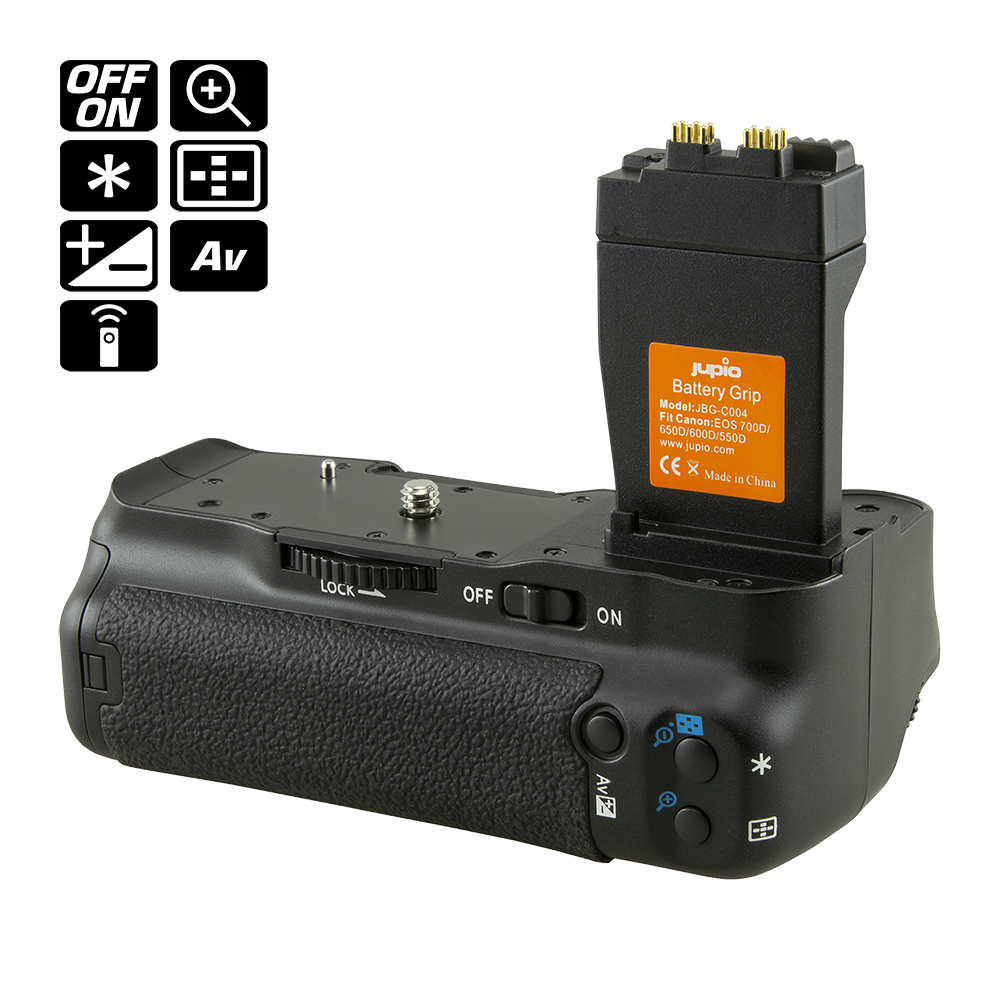 Jupio Batterygrip voor Canon EOS 550D, 600D, 650D en 700D