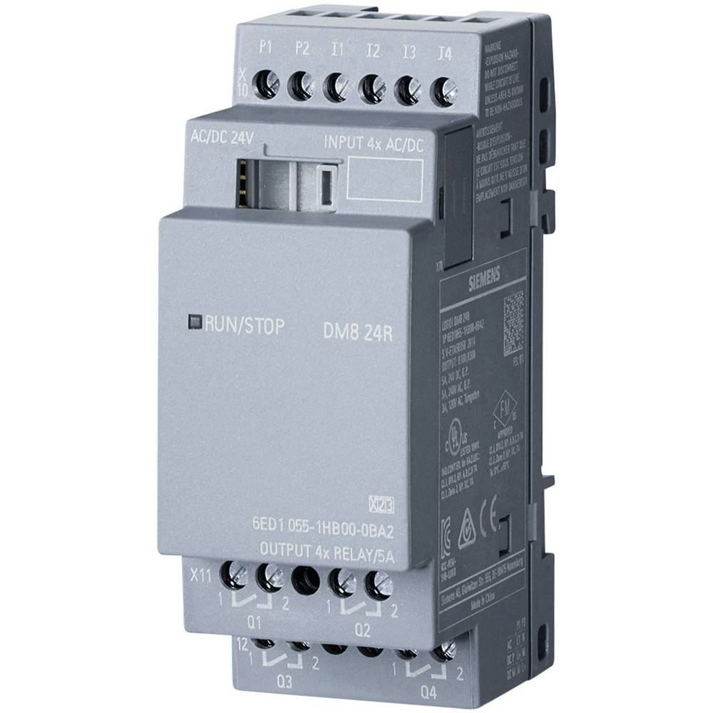 Siemens LOGO! DM8 24R 0BA2 PLC-uitbreidingsmodule 24 V/DC