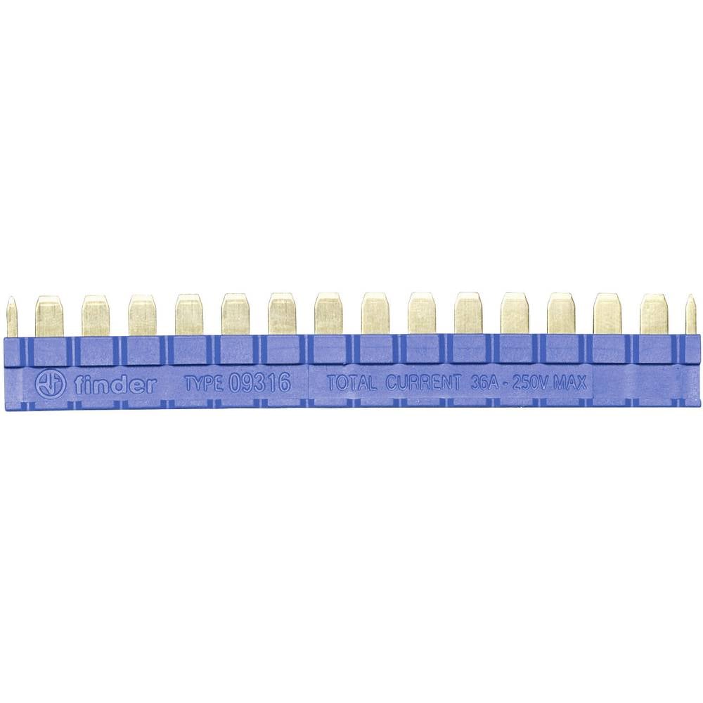 Finder 093.16 Kambrug 250 V/AC Aantal polen: 16 Blauw Tray 1 stuk(s)