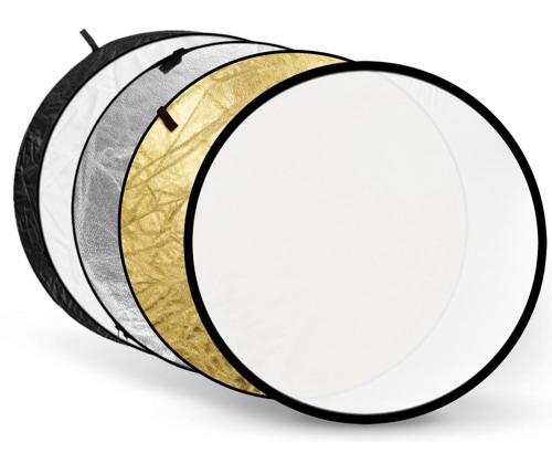 Godox reflectieschermen 5-in-1 Gold, Silver, Black, White, Translucent - 60cm