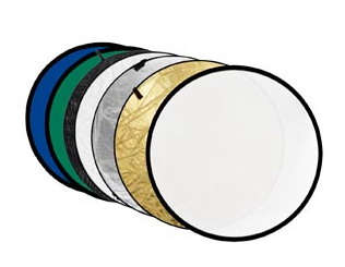 Godox reflectieschermen 7-in-1 Gold, Silver, Black, White, Translucent, Blue, Green - 80cm