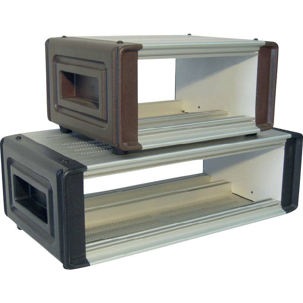 Proma 133 046c Lab-behuizing (b x h x d) 510 x 175 x 280 mm Aluminium, Kunststof Aluminium (geëloxeerd), Bruin 1 stuk(s)