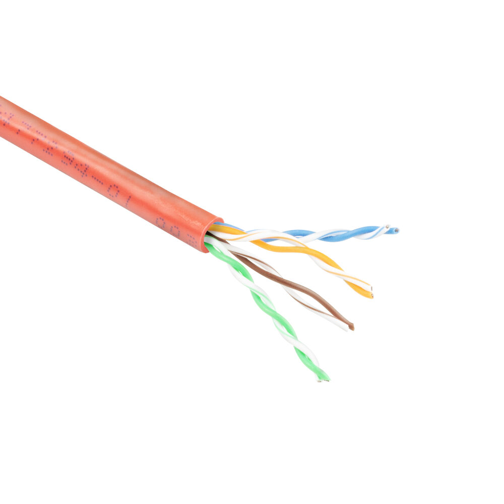 ACT EP850H CAT6 U/UTP PVC Patchkabel Soepel Rood - 100 meter