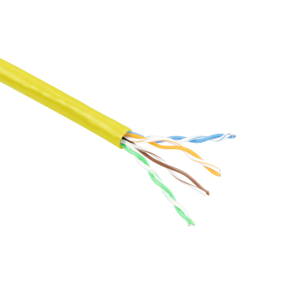 ACT EP880H CAT6 U/UTP PVC Patchkabel Soepel Geel - 100 meter