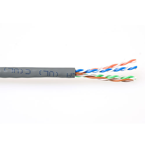 ACT EP380B CAT6 U/UTP PVC Patchkabel Soepel Grijs - 305 meter