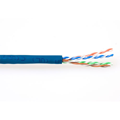 ACT EP386B CAT6 U/UTP PVC Patchkabel Soepel Blauw - 305 meter