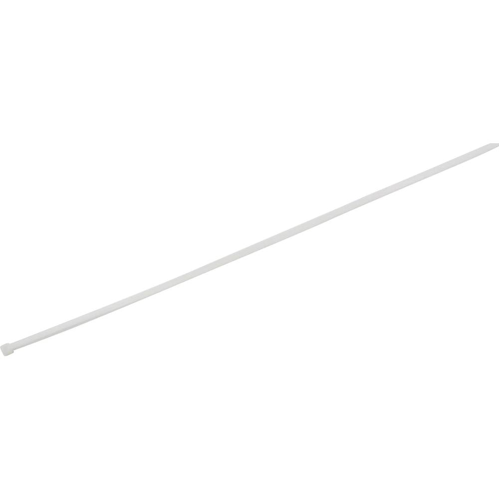 TRU COMPONENTS 1577993 Kabelbinder 370 mm 3.60 mm Wit Hittegestabiliseerd 100 stuk(s)