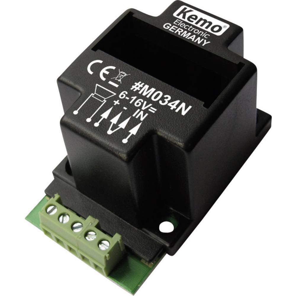 M034N Mono-versterker Module 6 V/DC, 9 V/DC, 12 V/DC, 16 V/DC 40 W 4 Ω