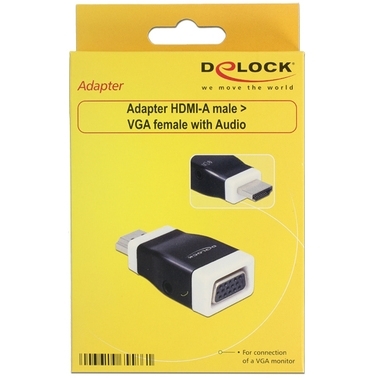 DeLOCK HDMI A naar VGA Adapter Adapter