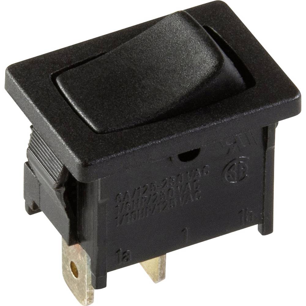 InterBär 3633-006.22 Wiptoets 3633-006.22 250 V/AC 6 A 1x uit/(aan) Moment 1 stuk(s)