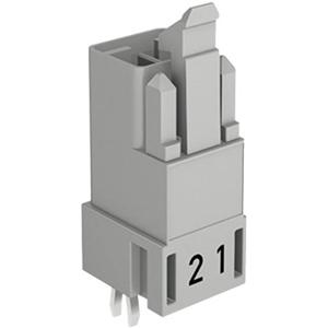 WAGO 890-812 Netstekker WINSTA MINI Stekker, inbouw verticaal Totaal aantal polen: 2 16 A Zwart 100 stuk(s)
