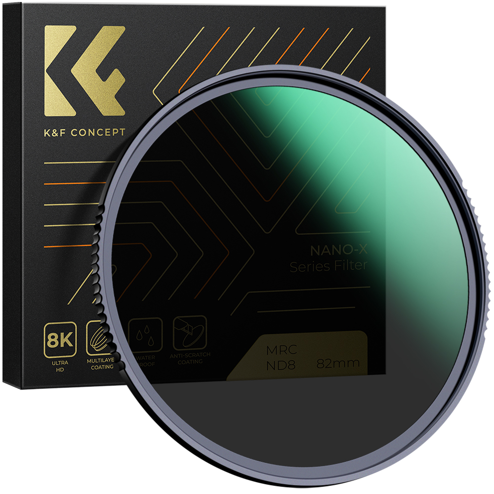 K&F Concept ND8 Filter Nano X - 3 stops grijsfilter - 77mm