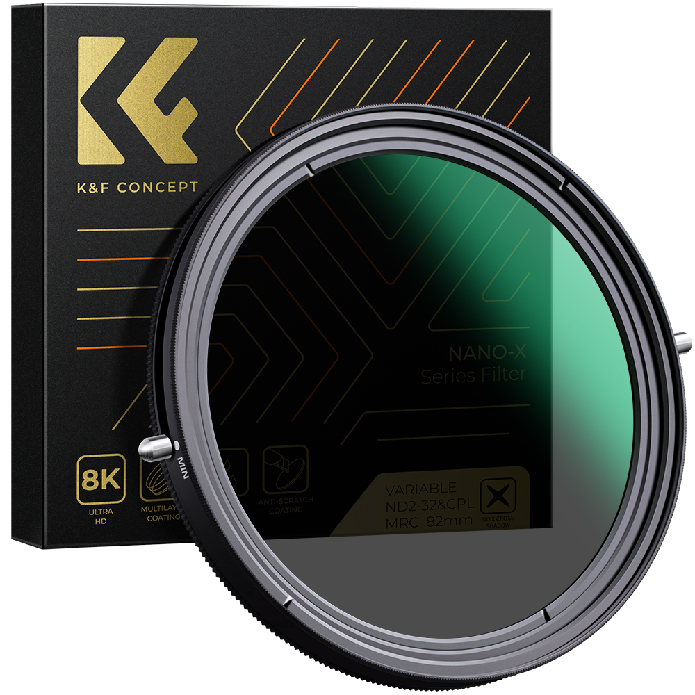 K&F Concept CPL + Variabel ND Filter ND2-ND32 Nano X - 95mm