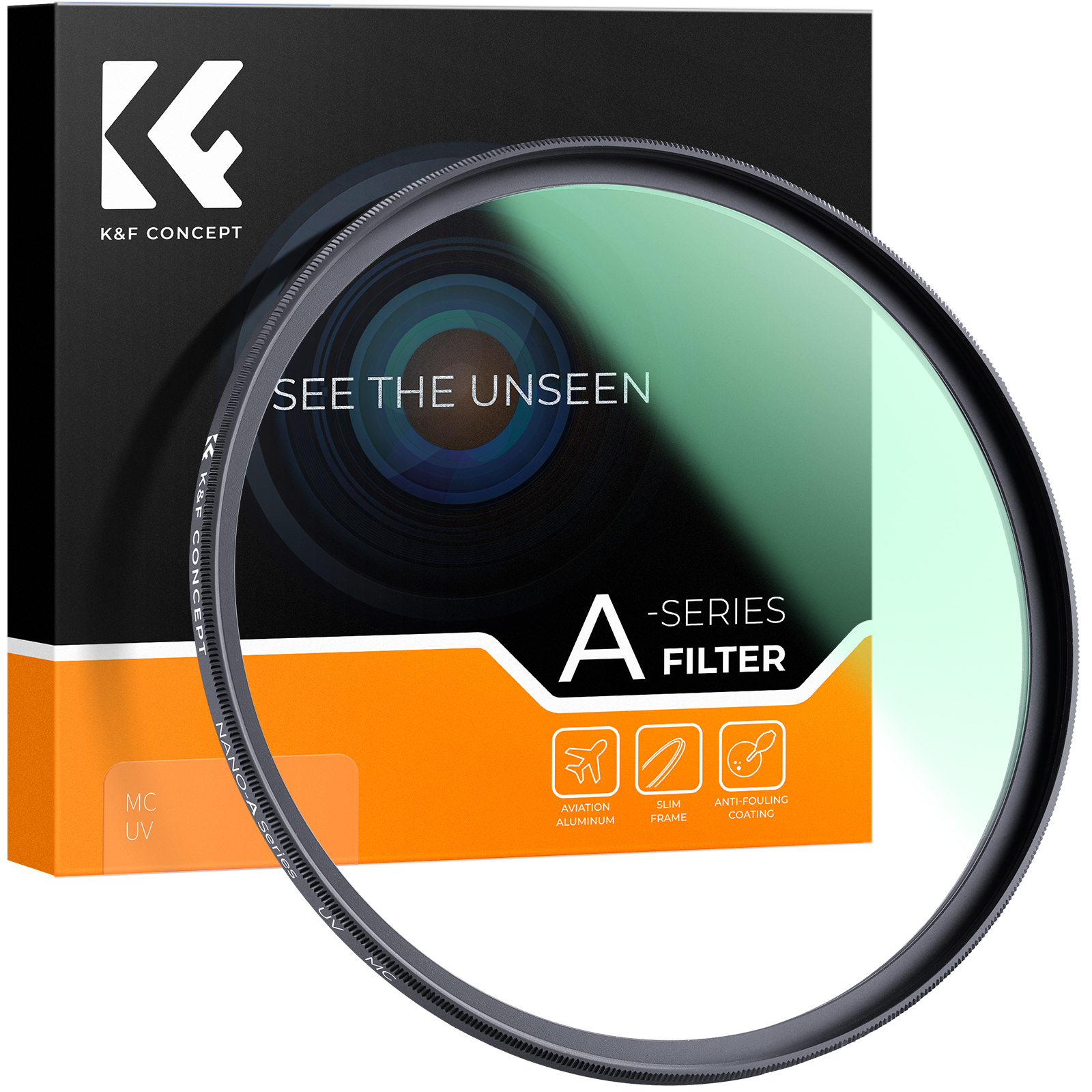 K&F Concept UV Filter Nano A met Multi Layer Coating - 82mm