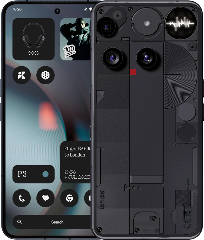 Nothing Tech Nothing Phone (3) 256GB Zwart 5G