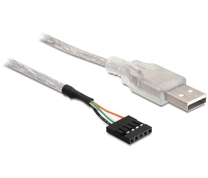 DeLOCK Pin Header USB2.0 - USB-A adapter - 0,70 meter