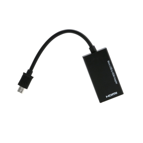 Dolphix USB Micro naar HDMI MHL adapter - 5-pins / zwart - 0,20 meter