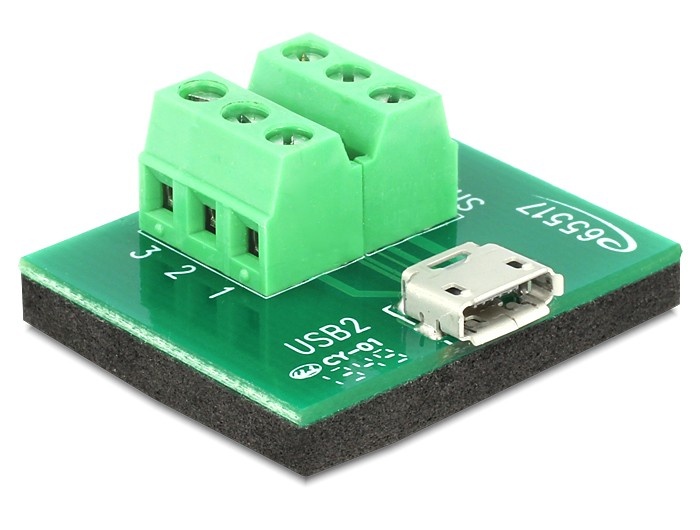 DeLOCK Schroefbare USB Micro B connector (v)