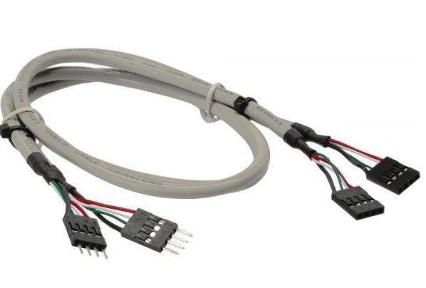 InLine Pin Header USB2.0 verlengkabel - 0,60 meter
