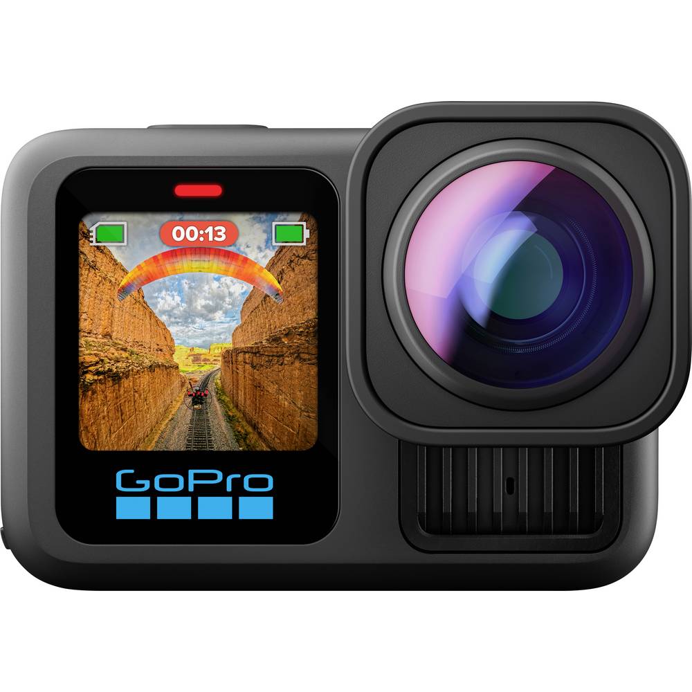 GoPro HERO13 Black Ultra Wide Edition Actioncam 4K, 5.3K, 2.7K, Touchscreen, Ultra-HD, Waterdicht, GPS, Stofdicht, Bluetooth, WiFi, Slow motion, Full-HD