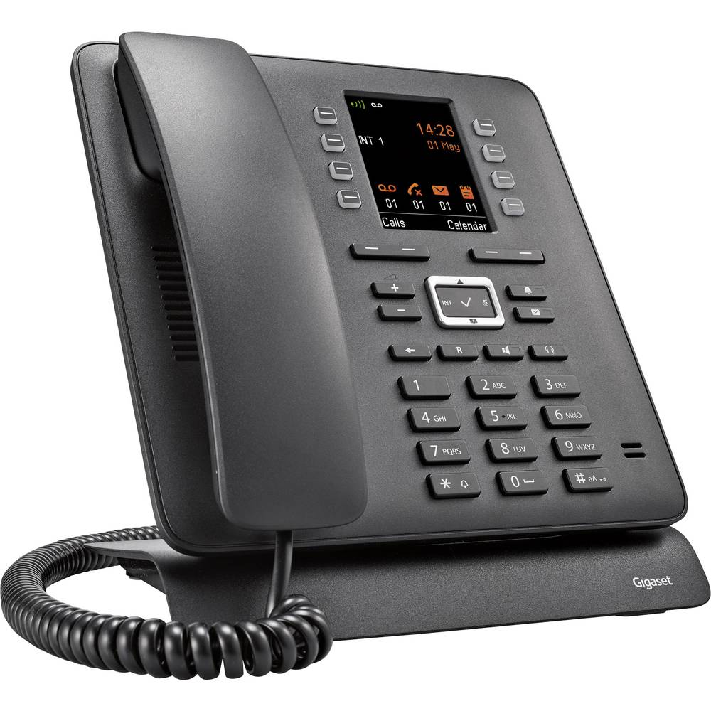 Gigaset Pro Maxwell C Vaste VoIP-telefoon Bluetooth, Handsfree, Headsetaansluiting, Optisch belsignaal, Nummerherhaling TFT Zwart